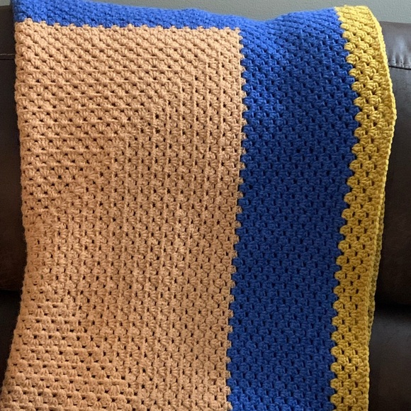 Granny Square Blanket, 52 inches x 52 inches - Picture 7 of 8